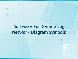 Software for Generating Network Diagram Symbols